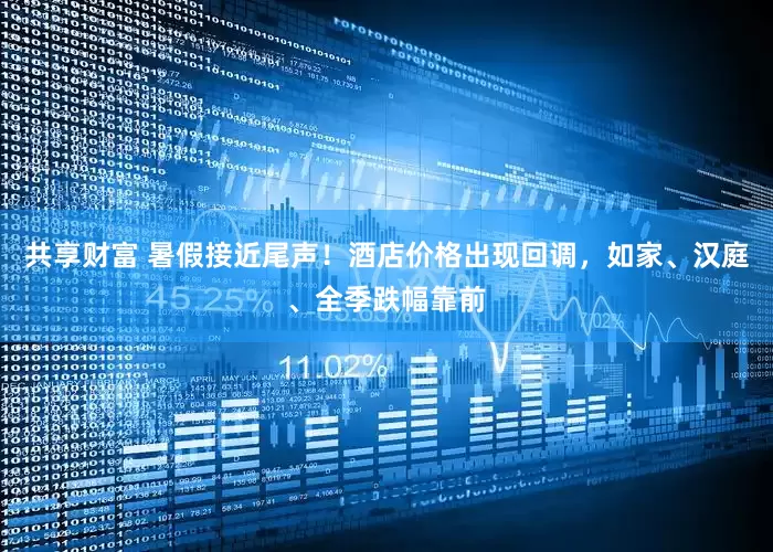 共享财富 暑假接近尾声！酒店价格出现回调，如家、汉庭、全季跌幅靠前